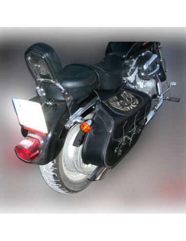 ALFORJAS RIGIDAS IBER CLÁSICA TRENZADA ÁGUILA ALAS UNIVERSAL