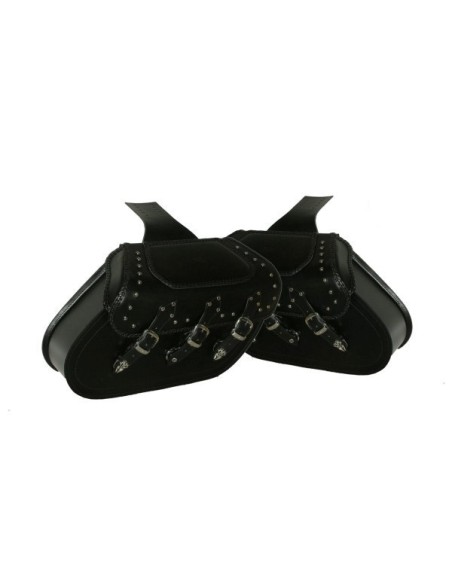 ALFORJAS RIGIDAS IBER CLASICA TRENZADA COCO SPORTSTER H.D