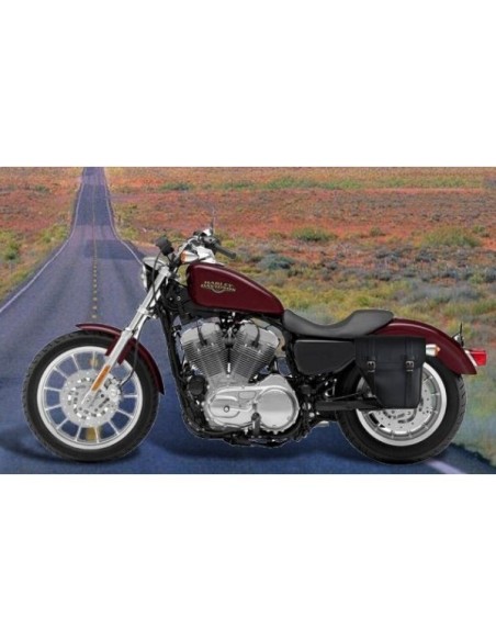 ALFORJA PIEL CENTURION HCO AMORT IZDA SPORTSTER H.D