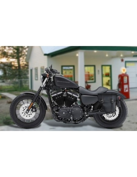 ALFORJA PIEL CENTURION HCO AMORT IZDA SPORTSTER H.D