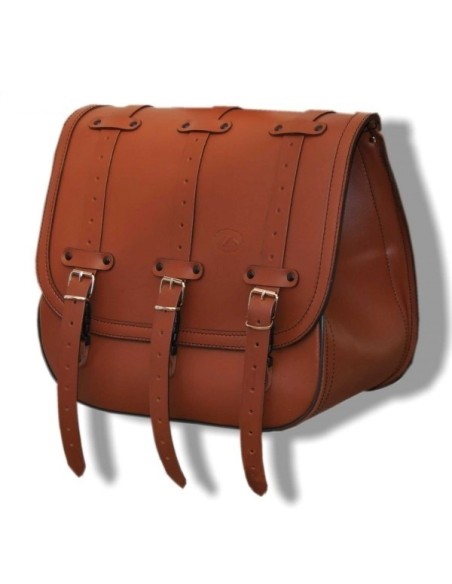 ALFORJA PIEL TRAJANO BASICA MARRÓN CUERO HCO AMORT DCHA SPORTSTER H.D 883-1200 ALFORJA PIEL TRAJANO BASICA MARRÓN CUERO HCO AMORT DCHA SPORTSTER H.D 883-1200