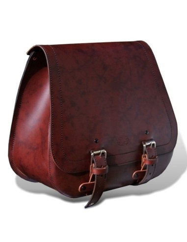 ALFORJA PIEL SCIPION HCO AMORT IZDA MARRÓN SPORTSTER H.D