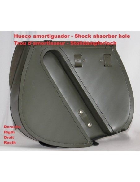 ALFORJA BANDO BÁSICA HCO AMORT DERECHA SPORTSTER H.D 883-1200 ALFORJA BANDO BÁSICA HCO AMORT DERECHA SPORTSTER H.D 883-1200