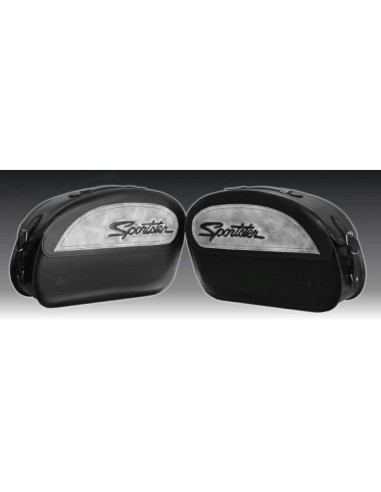 ALFORJAS RÍGIDAS SAHARA LOGO SPORTSTER PARA SPORTSTER H.D