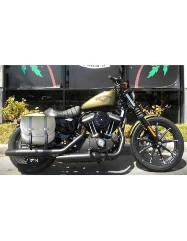 ALFORJA PIEL BANDO PLATOON HCO AMORT DERECHA SPORTSTER H.D