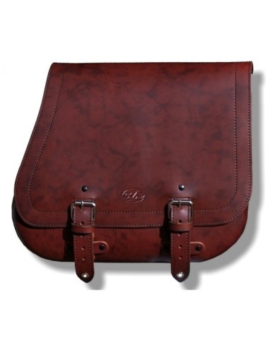 ALFORJA PIEL SCIPION HCO AMORT DERECHA MARRÓN SPORTSTER H.D