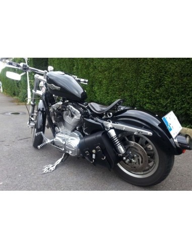 ALFORJA BASCULANTE TROYANO IZDA PARA SPORTSTER H.D