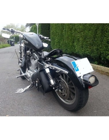 ALFORJA BASCULANTE TROYANO IZDA PARA SPORTSTER H.D