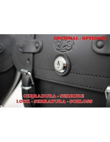 ALFORJA BASCULANTE TROYANO IZDA PARA SPORTSTER H.D