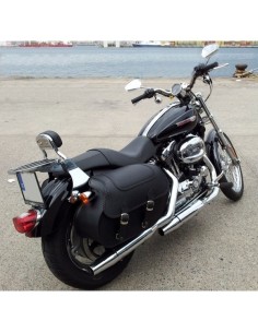 ALFORJAS RÍGIDAS TEMPLARIO TRENZADO HCO AMORT SPORTSTER H.D 2