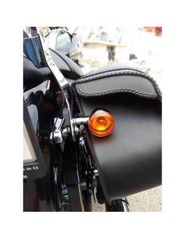 ALFORJAS RÍGIDAS TEMPLARIO TRENZADO HCO AMORT SPORTSTER H.D