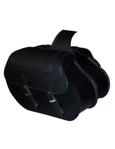 ALFORJAS RÍGIDAS TEMPLARIO TRENZADO HCO AMORT SPORTSTER H.D