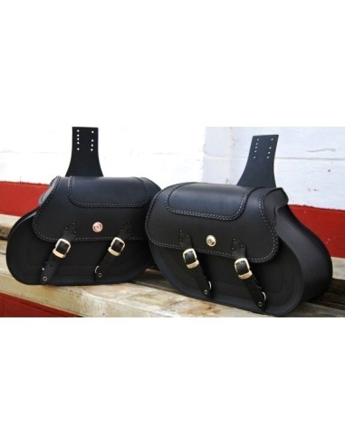 ALFORJAS RÍGIDAS TEMPLARIO TRENZADO HCO AMORT SPORTSTER H.D