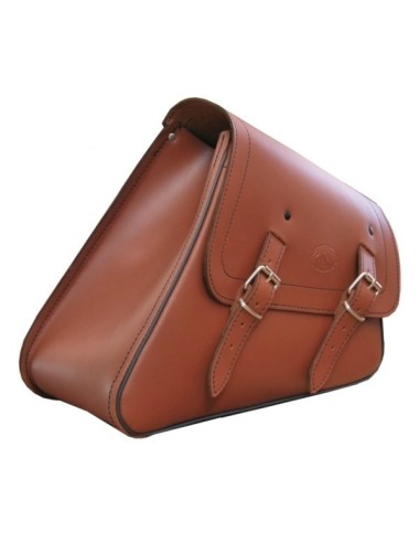 ALFORJA BASCULANTE LEGION MARRÓN CUERO DCHO SPORTSTER H.D 883-1200