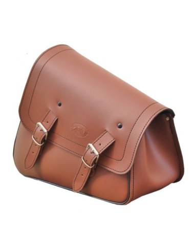 ALFORJA BASCULANTE LEGION MARRÓN CUERO DCHO SPORTSTER H.D 883-1200