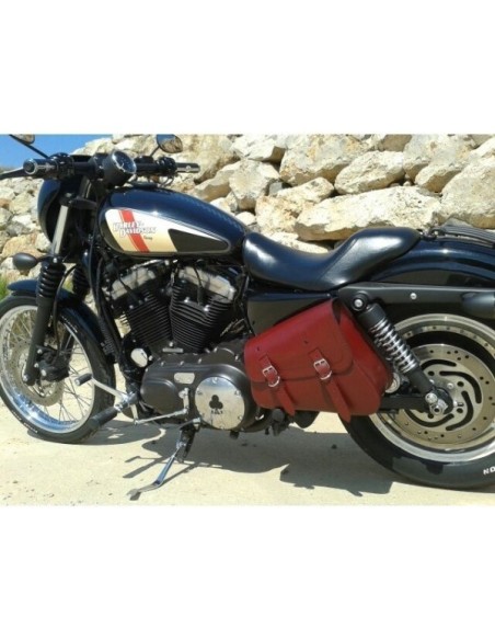 ALFORJA BASCULANTE LEGION ROJIZO IZDA SPORTSTER H.D 883-1200