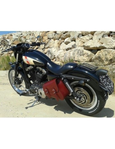 ALFORJA BASCULANTE LEGION ROJIZO IZDA SPORTSTER H.D 883-1200