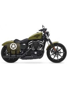 ALFORJA PIEL SPARTA ARMY STAR VERDE MILITAR DCHA H.D SPORTER  883-1200