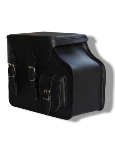 ALFORJA PIEL MAGNO BÁSICA IZQUIERDA SPORTSTER H.D