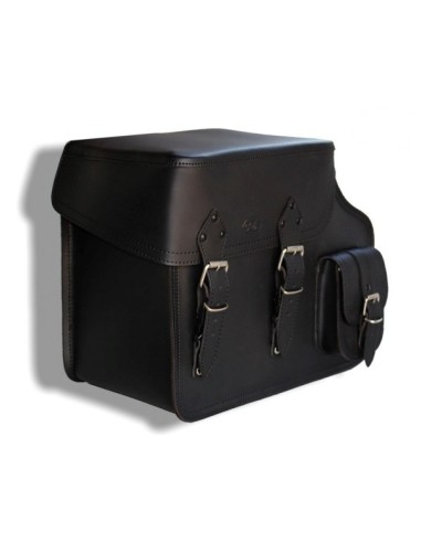 ALFORJA PIEL MAGNO BÁSICA IZQUIERDA SPORTSTER H.D