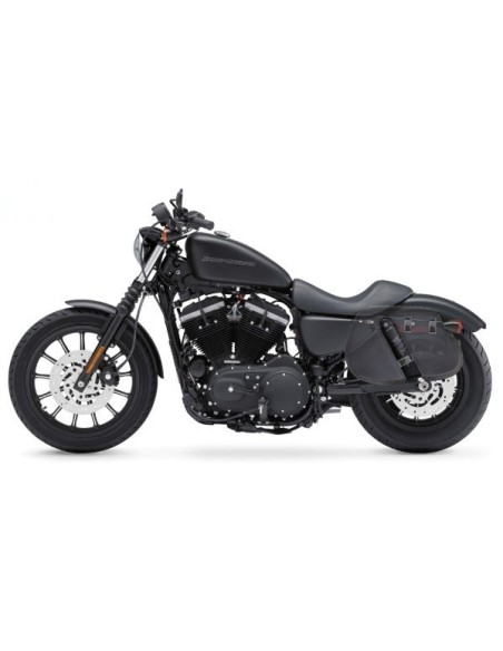 ALFORJAS PIEL PIZARRO CLÁSICA PARA H.D SPORTSTER 883