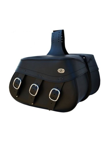 ALFORJAS PIEL PIZARRO BÁSICA PARA H.D SPORTSTER 883