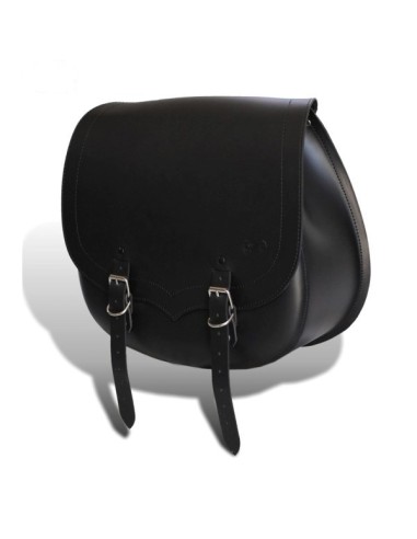 ALFORJA PIEL SPARTA BÁSICA HCO AMORT IZDA SPORTSTER H.D