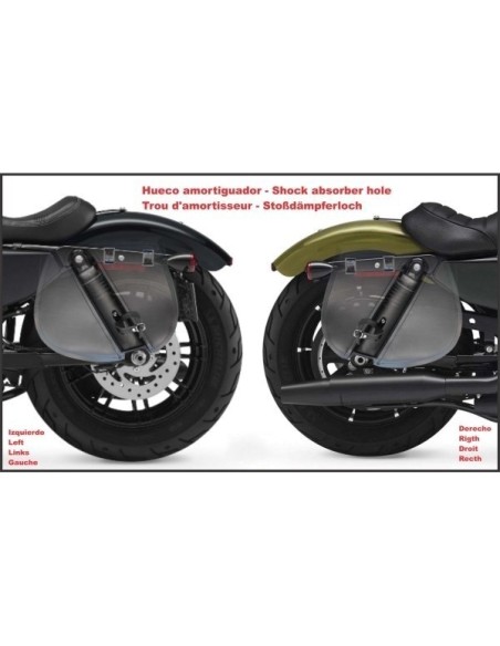 SET ALFORJAS SPARTA BÁSICA HCO AMORT SPORTSTER H.D
