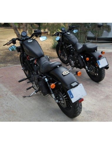 SET ALFORJAS HÉRCULES CON PORTABOTELLAS REGUL SPORTSTER H.D