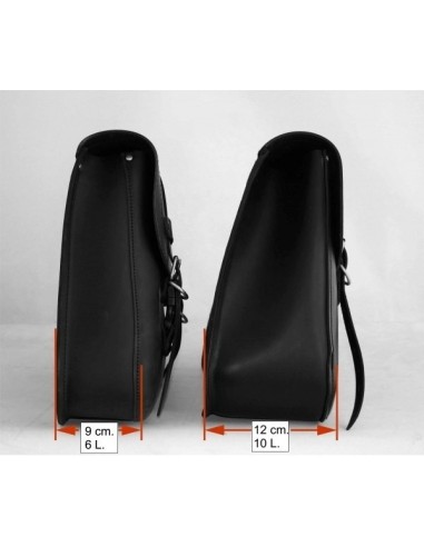 SET ALFORJAS HÉRCULES CON PORTABOTELLAS REGUL SPORTSTER H.D