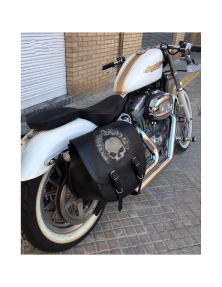 ALFORJA SPARTA WILLIE HD HC AMORT DCHA PARA SPORTSTER H.D
