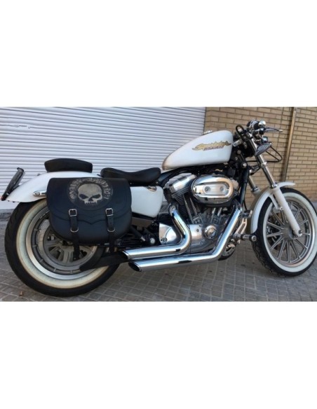 ALFORJA SPARTA WILLIE HD HC AMORT DCHA PARA SPORTSTER H.D