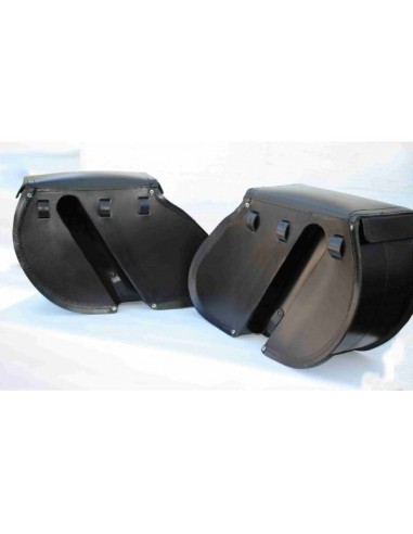 ALFORJAS PIEL IKARO SKULL TIBIAS HCO AMORT PARA H.D SPORTSTER