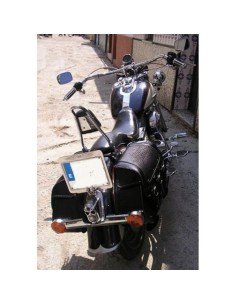 ALFORJAS RIGIDAS GRECIO BLACK DANDY PARA DYNA H.D 2