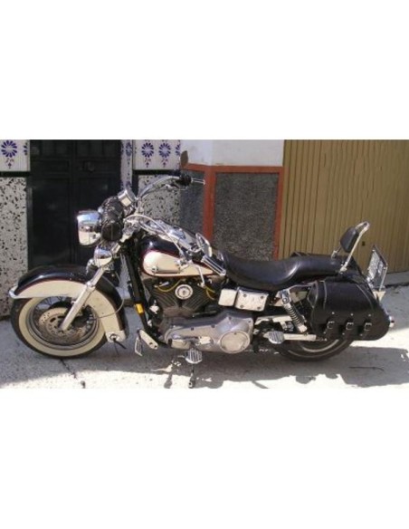 ALFORJAS RIGIDAS GRECIO BLACK DANDY PARA DYNA H.D