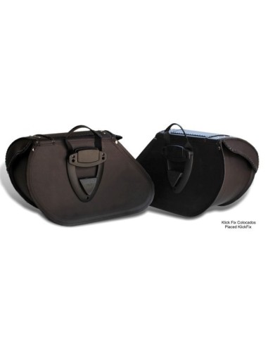 ALFORJAS RIGIDAS GRECIO BLACK DANDY PARA DYNA H.D