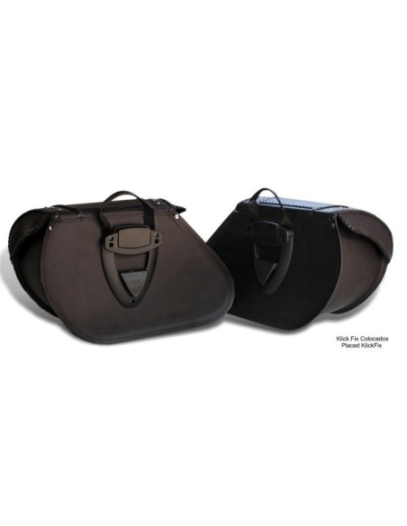 ALFORJAS RIGIDAS GRECIO BLACK DANDY PARA DYNA H.D