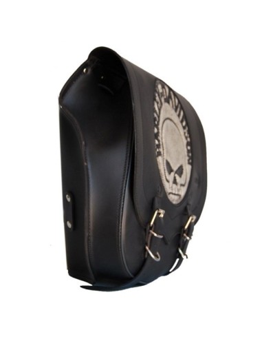 ALFORJA PIEL SPARTA WILLIE HD IZQ PARA DYNA FAT-BOB H.D