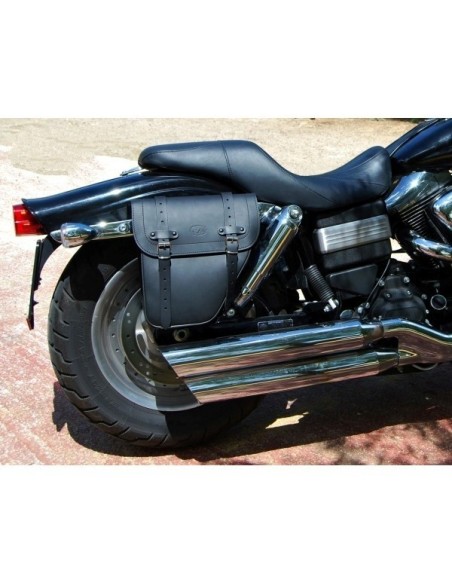 ALFORJAS PIEL CENTURION ADAPTADAS PARA DYNAS HARLEY DAVIDSON