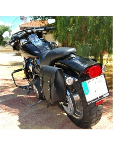 ALFORJAS PIEL CENTURION ADAPTADAS PARA DYNAS HARLEY DAVIDSON