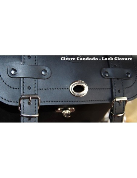 ALFORJAS PIEL CENTURION ADAPTADAS PARA DYNAS HARLEY DAVIDSON