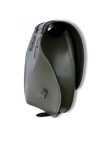 ALFORJA PIEL SPARTA ARMY STAR VERDE MILITAR DCHA DYNA STREET BOB H.D