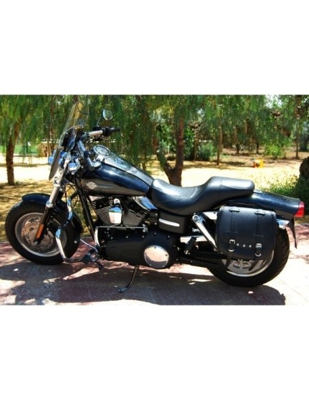 SET ALFORJAS BANDO FAT HCO AMORT PARA DYNA FAT-BOB H.D