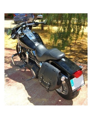 SET ALFORJAS BANDO FAT HCO AMORT PARA DYNA FAT-BOB H.D