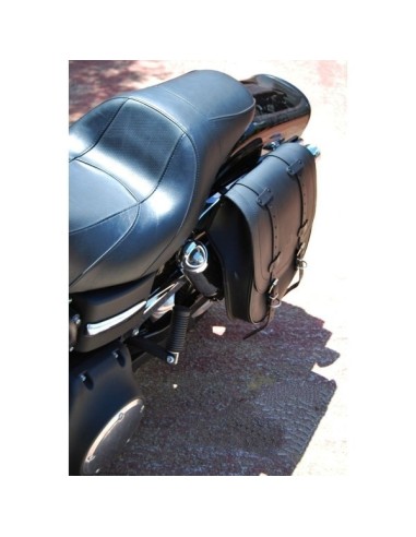 SET ALFORJAS BANDO FAT HCO AMORT PARA DYNA FAT-BOB H.D