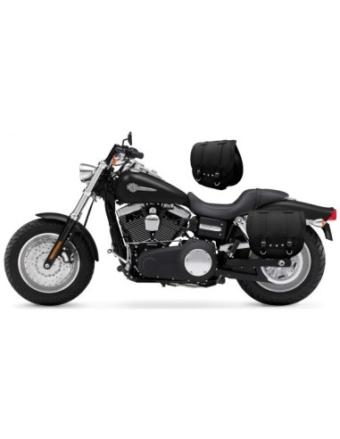 SET ALFORJAS BANDO FAT HCO AMORT PARA DYNA FAT-BOB H.D