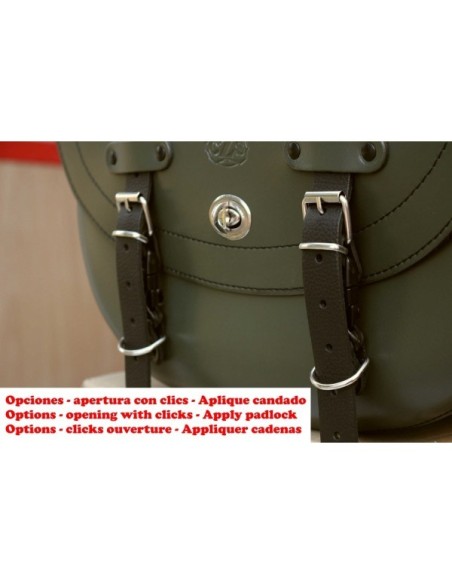 ALFORJA PIEL OLIMPO PLATOON BÁSICA UNIVERSAL