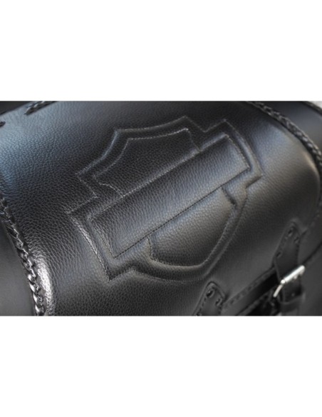 ALFORJAS RIGIDAS CAMPEADOR PERSONALIZADA ESCUDO HARLEY DAVIDSON PARA SOFTAIL H.D