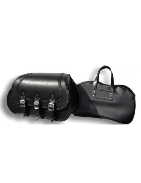 ALFORJAS RIGIDAS CAMPEADOR PERSONALIZADA ESCUDO HARLEY DAVIDSON PARA SOFTAIL H.D