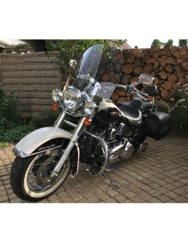 ALFORJAS RIGIDAS CAMPEADOR PERSONALIZADA ESCUDO HARLEY DAVIDSON PARA SOFTAIL H.D